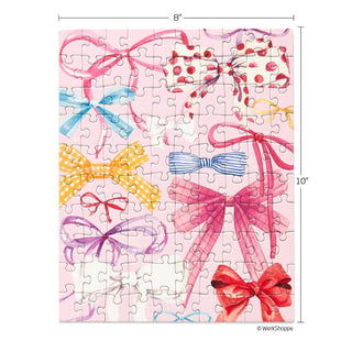 Ribbons & Bows 100 Piece Puzzle Snax-Puzzles-WerkShoppe-Summit Lane Boutique, Women's Apparel and Gifts located in Grand Rapids, MI