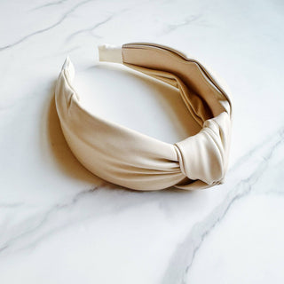 Leather Better Knotted Headband-Hair Accessories-Ellison+Young-Summit Lane Boutique, Women's Apparel and Gifts located in Grand Rapids, MI