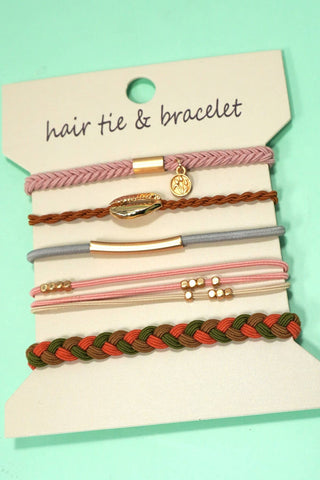 Hair Tie Bracelets-Hair Accessories-JOSSLYN by Wall to Wall-Summit Lane Boutique, Women's Apparel and Gifts located in Grand Rapids, MI