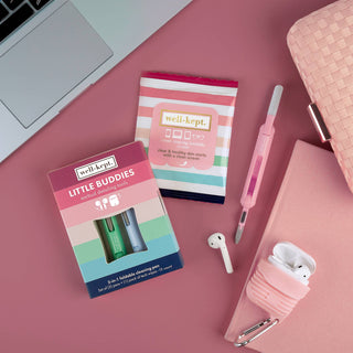 Better Days Little Buddies Earbud Cleaning Kit-Tech Accessories-Well-Kept, Screen Wipes-Summit Lane Boutique, Women's Apparel and Gifts located in Grand Rapids, MI