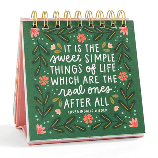52 Weeks of Happy Quotes - Desk Flip Calendar-Stationary-Pippi Post-Summit Lane Boutique, Women's Apparel and Gifts located in Grand Rapids, MI