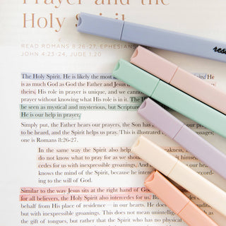Muted Pastel Highlighters-Stationary Supplies-The Daily Grace Co-Summit Lane Boutique, Women's Apparel and Gifts located in Grand Rapids, MI