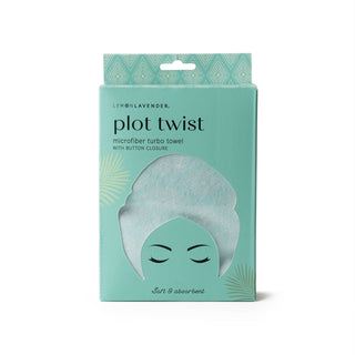 Plot Twist Turbo Towel-Bath & Body-DM Merchandising-Summit Lane Boutique, Women's Apparel and Gifts located in Grand Rapids, MI