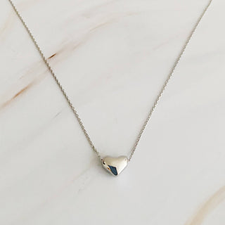 Love Bean Heart Necklace-Necklaces-Ellison+Young-Summit Lane Boutique, Women's Apparel and Gifts located in Grand Rapids, MI