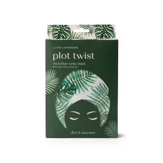 Plot Twist Turbo Towel-Bath & Body-DM Merchandising-Summit Lane Boutique, Women's Apparel and Gifts located in Grand Rapids, MI
