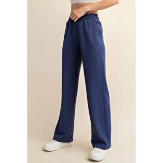 Amber Scuba Pants-Lounge Pants-Rae Mode-Summit Lane Boutique, Women's Apparel and Gifts located in Grand Rapids, MI
