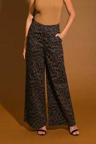cheetah pant-Pants-FLYING TOMATO-Summit Lane Boutique, Women's Apparel and Gifts located in Grand Rapids, MI
