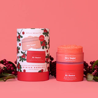 Winter Berries Body Scrub + Body Butter Holiday Gift Set-Bath & Body-NCLA Beauty-Summit Lane Boutique, Women's Apparel and Gifts located in Grand Rapids, MI