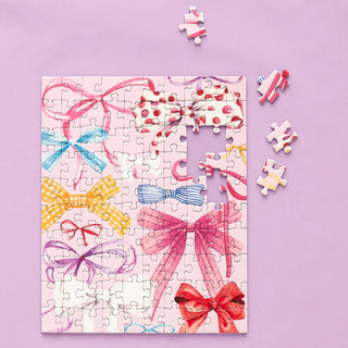 Ribbons & Bows 100 Piece Puzzle Snax-Puzzles-WerkShoppe-Summit Lane Boutique, Women's Apparel and Gifts located in Grand Rapids, MI