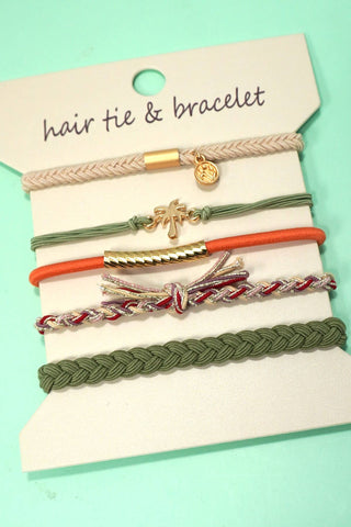 Hair Tie Bracelets-Hair Accessories-JOSSLYN by Wall to Wall-Summit Lane Boutique, Women's Apparel and Gifts located in Grand Rapids, MI