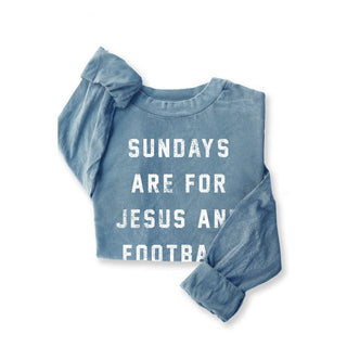 Sunday Football L/S-Long Sleeves-HRTandLUV-Summit Lane Boutique, Women's Apparel and Gifts located in Grand Rapids, MI