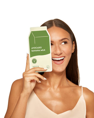 Avocado Banana Milk Hydrating Plant-Based Milk Sheet Mask-Bath & Body-ESW Beauty-Summit Lane Boutique, Women's Apparel and Gifts located in Grand Rapids, MI