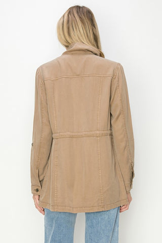 Andrea Anorak Jacket-Jackets-Risen-Summit Lane Boutique, Women's Apparel and Gifts located in Grand Rapids, MI