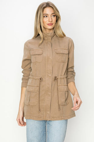 Andrea Anorak Jacket-Jackets-Risen-Summit Lane Boutique, Women's Apparel and Gifts located in Grand Rapids, MI