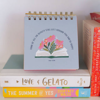 52 Weeks of Happy Quotes - Desk Flip Calendar-Stationary-Pippi Post-Summit Lane Boutique, Women's Apparel and Gifts located in Grand Rapids, MI