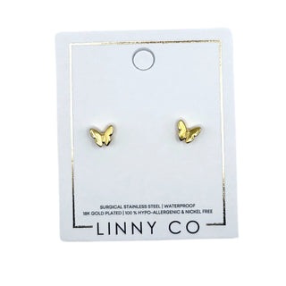 Bella Butterfly Nap Back Earrings-Earrings-Linny Co-Summit Lane Boutique, Women's Apparel and Gifts located in Grand Rapids, MI