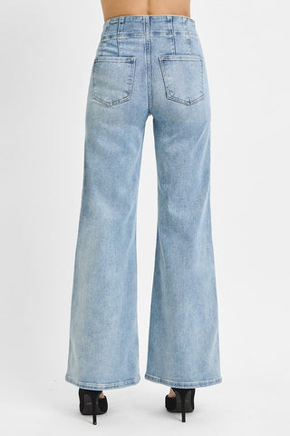 High Rise Dart Waist Jeans-Jeans-Risen-Summit Lane Boutique, Women's Apparel and Gifts located in Grand Rapids, MI