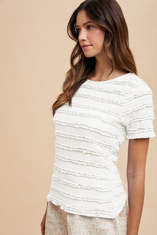 Elsie Top-Short Sleeves-Anniewear-Summit Lane Boutique, Women's Apparel and Gifts located in Grand Rapids, MI