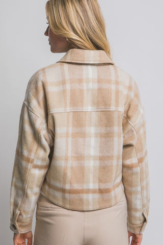 Sutton Plaid Shacket-Jackets-Love Tree-Summit Lane Boutique, Women's Apparel and Gifts located in Grand Rapids, MI