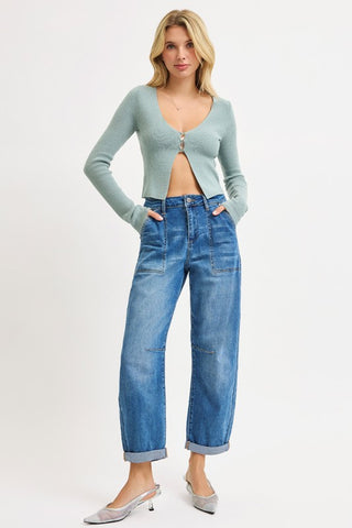 The Charlotte Barrel Jean-Jeans-Risen-Summit Lane Boutique, Women's Apparel and Gifts located in Grand Rapids, MI
