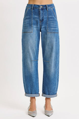 The Charlotte Barrel Jean-Jeans-Risen-Summit Lane Boutique, Women's Apparel and Gifts located in Grand Rapids, MI