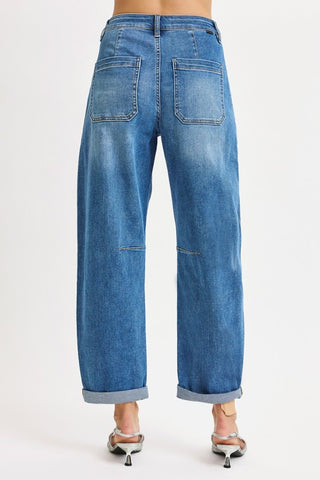 The Charlotte Barrel Jean-Jeans-Risen-Summit Lane Boutique, Women's Apparel and Gifts located in Grand Rapids, MI