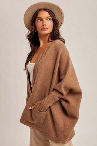 Sophia Oversized Cardigan-Cardigans-Hem & Thread-Summit Lane Boutique, Women's Apparel and Gifts located in Grand Rapids, MI