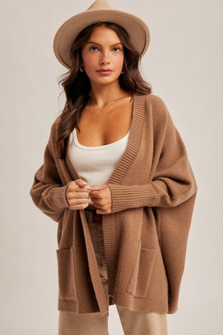 Sophia Oversized Cardigan-Cardigans-Hem & Thread-Summit Lane Boutique, Women's Apparel and Gifts located in Grand Rapids, MI