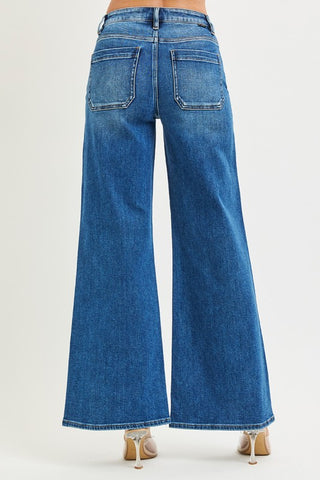 Bianka High Rise Wide-Jeans-Risen-Summit Lane Boutique, Women's Apparel and Gifts located in Grand Rapids, MI