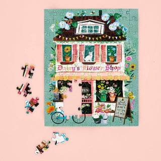 Daisy's Flower Shop 100 Piece Puzzle Snax-Puzzles-WerkShoppe-Summit Lane Boutique, Women's Apparel and Gifts located in Grand Rapids, MI