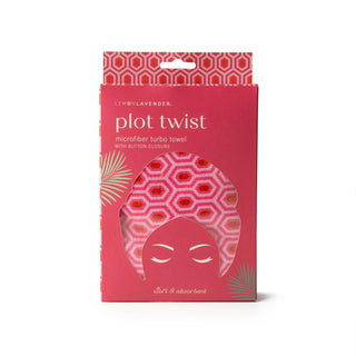 Plot Twist Turbo Towel-Bath & Body-DM Merchandising-Summit Lane Boutique, Women's Apparel and Gifts located in Grand Rapids, MI