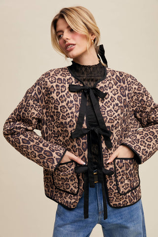 Lorelai Leopard Jacket-Jackets-Listicle-Summit Lane Boutique, Women's Apparel and Gifts located in Grand Rapids, MI