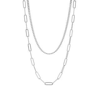 Erica Waterproof Paperclip Necklace-Necklaces-WJW-Summit Lane Boutique, Women's Apparel and Gifts located in Grand Rapids, MI