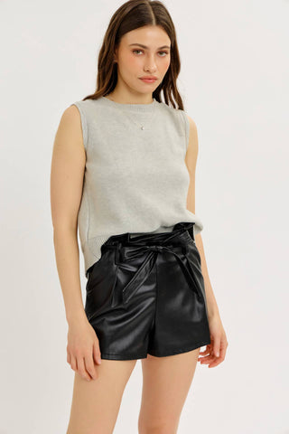 Celia Bow Vest-Vest-idem ditto-Summit Lane Boutique, Women's Apparel and Gifts located in Grand Rapids, MI