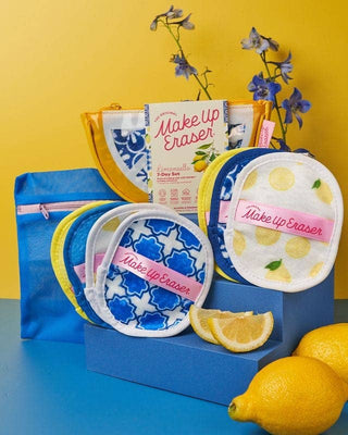 Limoncello 7-Day Set & MakeUp Bag Gift Set-Bath & Body-MakeUp Eraser-Summit Lane Boutique, Women's Apparel and Gifts located in Grand Rapids, MI
