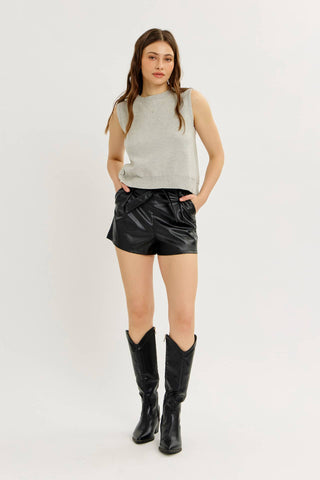 Celia Bow Vest-Vest-idem ditto-Summit Lane Boutique, Women's Apparel and Gifts located in Grand Rapids, MI