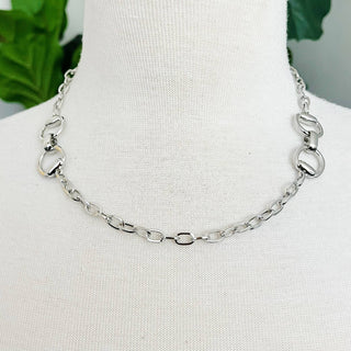 Double Equestrian Chain Necklace-Necklaces-Ellison+Young-Summit Lane Boutique, Women's Apparel and Gifts located in Grand Rapids, MI