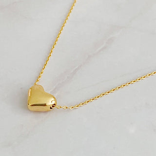 Love Bean Heart Necklace-Necklaces-Ellison+Young-Summit Lane Boutique, Women's Apparel and Gifts located in Grand Rapids, MI