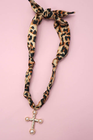 HANDMADE SCARF CHARM NECKLACE-Necklaces-JOSSLYN by wall to wall-Summit Lane Boutique, Women's Apparel and Gifts located in Grand Rapids, MI