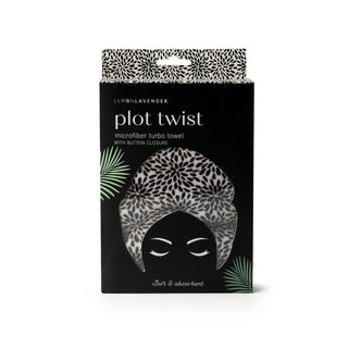 Plot Twist Turbo Towel-Bath & Body-DM Merchandising-Summit Lane Boutique, Women's Apparel and Gifts located in Grand Rapids, MI