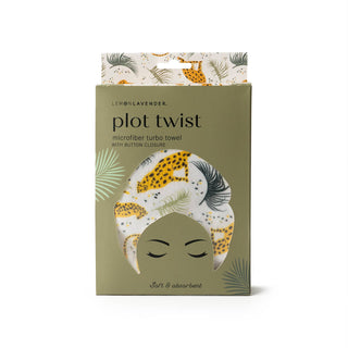 Plot Twist Turbo Towel-Bath & Body-DM Merchandising-Summit Lane Boutique, Women's Apparel and Gifts located in Grand Rapids, MI