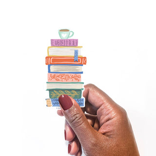 Vinyl Sticker - Book Stack-Stickers-Inklings Paperie-Summit Lane Boutique, Women's Apparel and Gifts located in Grand Rapids, MI