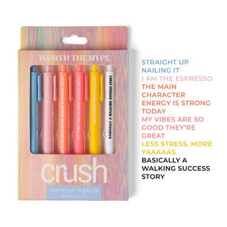 Warmest Regards Quote Pen Set-Stationary Supplies-DM Merchandising-Summit Lane Boutique, Women's Apparel and Gifts located in Grand Rapids, MI