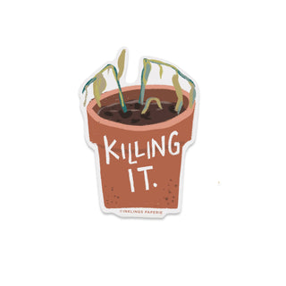 Vinyl Sticker - Killing it-Stickers-Inklings Paperie-Summit Lane Boutique, Women's Apparel and Gifts located in Grand Rapids, MI