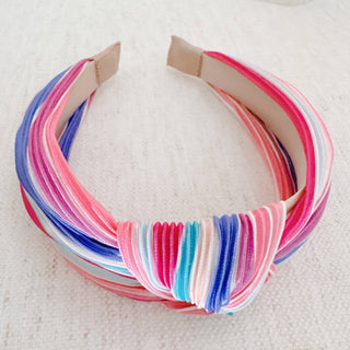 Color Pleats Headband-Hair Accessories-Ellison+Young-Summit Lane Boutique, Women's Apparel and Gifts located in Grand Rapids, MI