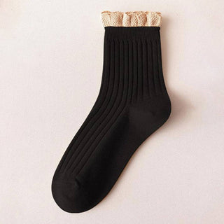 Ruffle Edge Socks-Socks-ACCITY-Summit Lane Boutique, Women's Apparel and Gifts located in Grand Rapids, MI