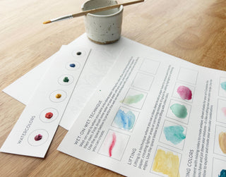 All-In-One Beginner Watercolor Kit - Wildflowers-Crafts-Breathe People-Summit Lane Boutique, Women's Apparel and Gifts located in Grand Rapids, MI