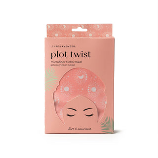 Plot Twist Turbo Towel-Bath & Body-DM Merchandising-Summit Lane Boutique, Women's Apparel and Gifts located in Grand Rapids, MI