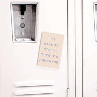 If I Stir It Then It’s Homemade Rectangle Magnet-Onderkast Studio-Summit Lane Boutique, Women's Apparel and Gifts located in Grand Rapids, MI