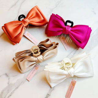 Bow Beauty Hair Claw-Hair Accessories-Ellison+Young-Summit Lane Boutique, Women's Apparel and Gifts located in Grand Rapids, MI